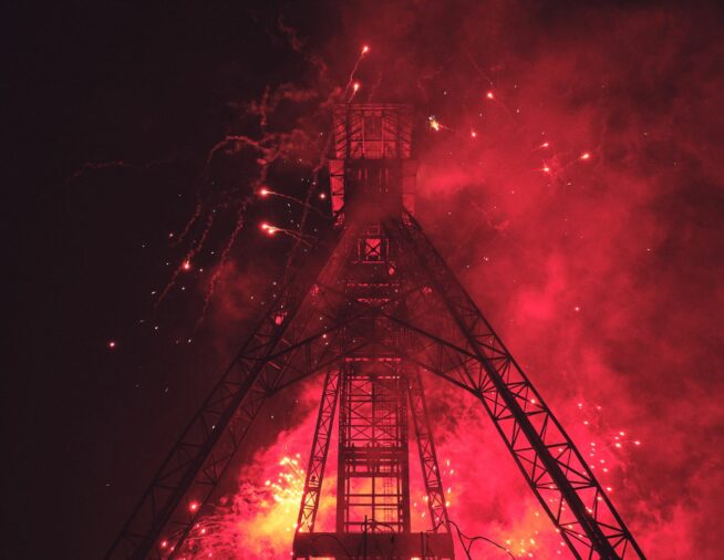 Spectacle pyrotechnique par Lux Factory à Liévin ©F Burton